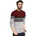 Striped Men Round T-Shirt