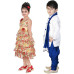 Boys & Girls Festive & Party Kurta, Pyjama & Dupatta Set  (Multicolor Pack of 2)